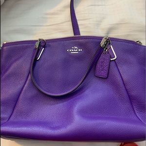 Purple Coach Bag